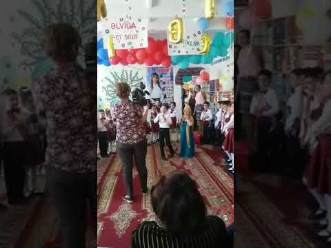 136 sayli mektebin 1cilerin maragli obrazi A.Fiqume muellimeye ehsen