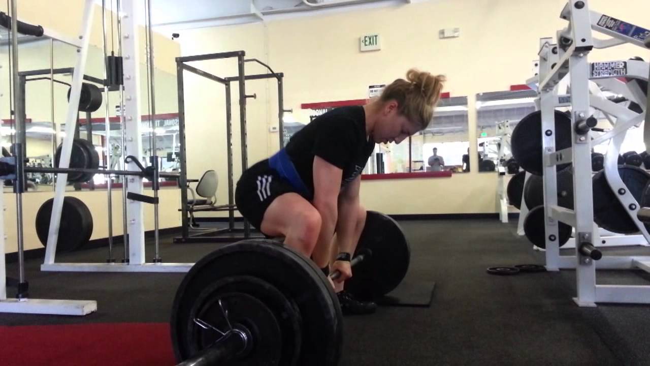 16 Year Old Cynthia Welden Deadlifts 295 x 8
