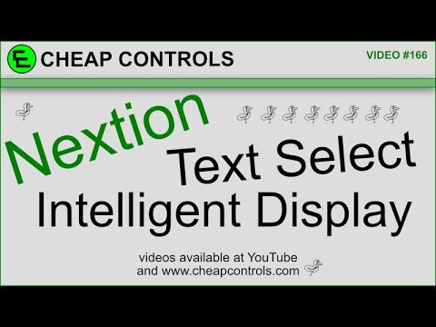 166 #nextion #tutorial Text Select and One Shot Timer