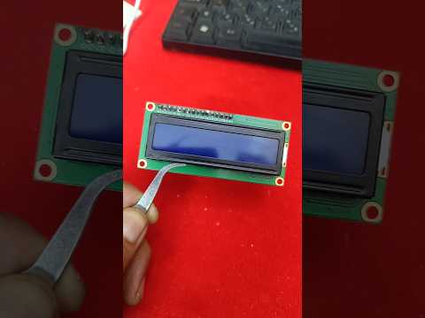 16x2 LCD Display With I2C Module