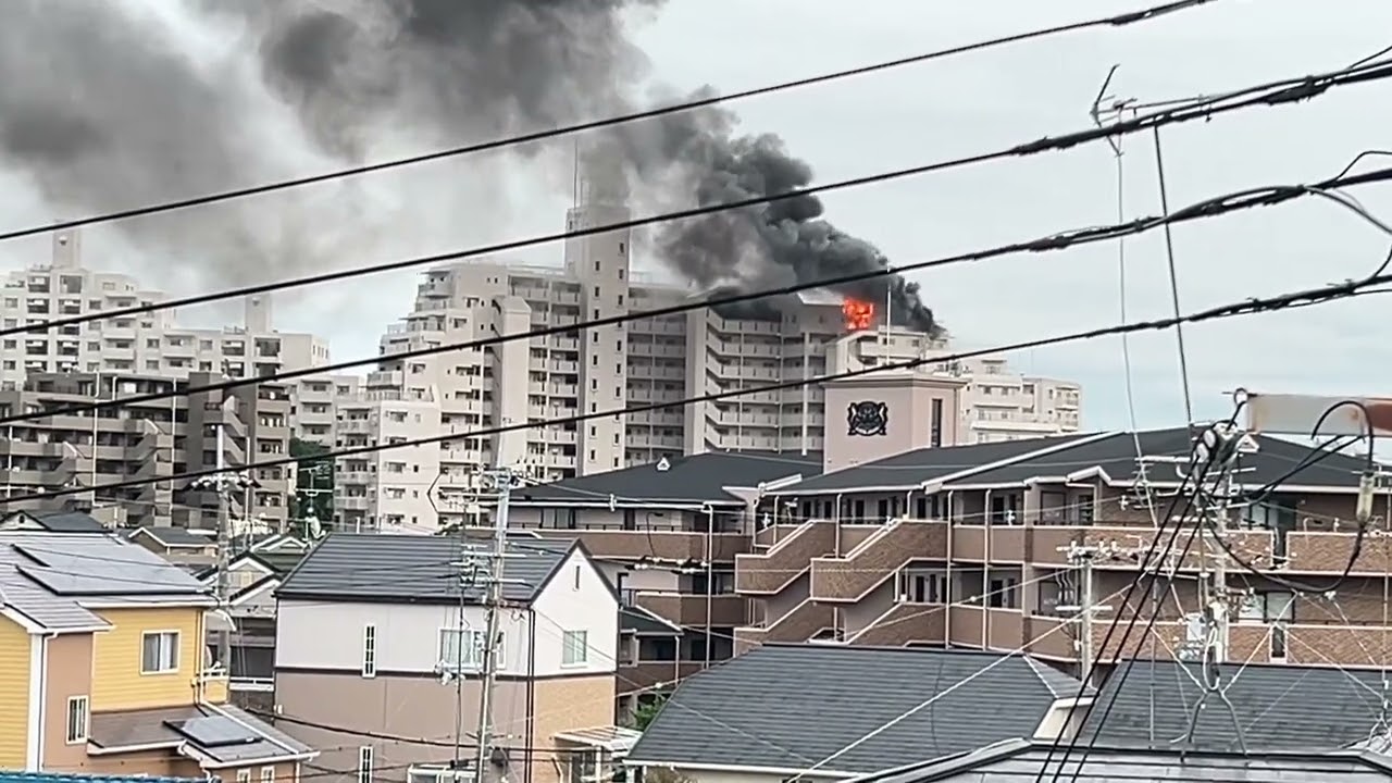 火事！豊中市向丘1-7-15 グリーンハウス豊中