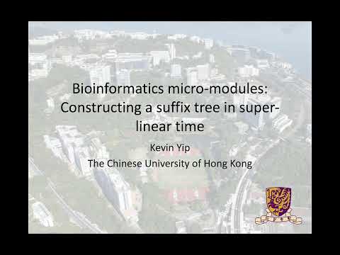 18. Constructing a suffix tree in super-linear time