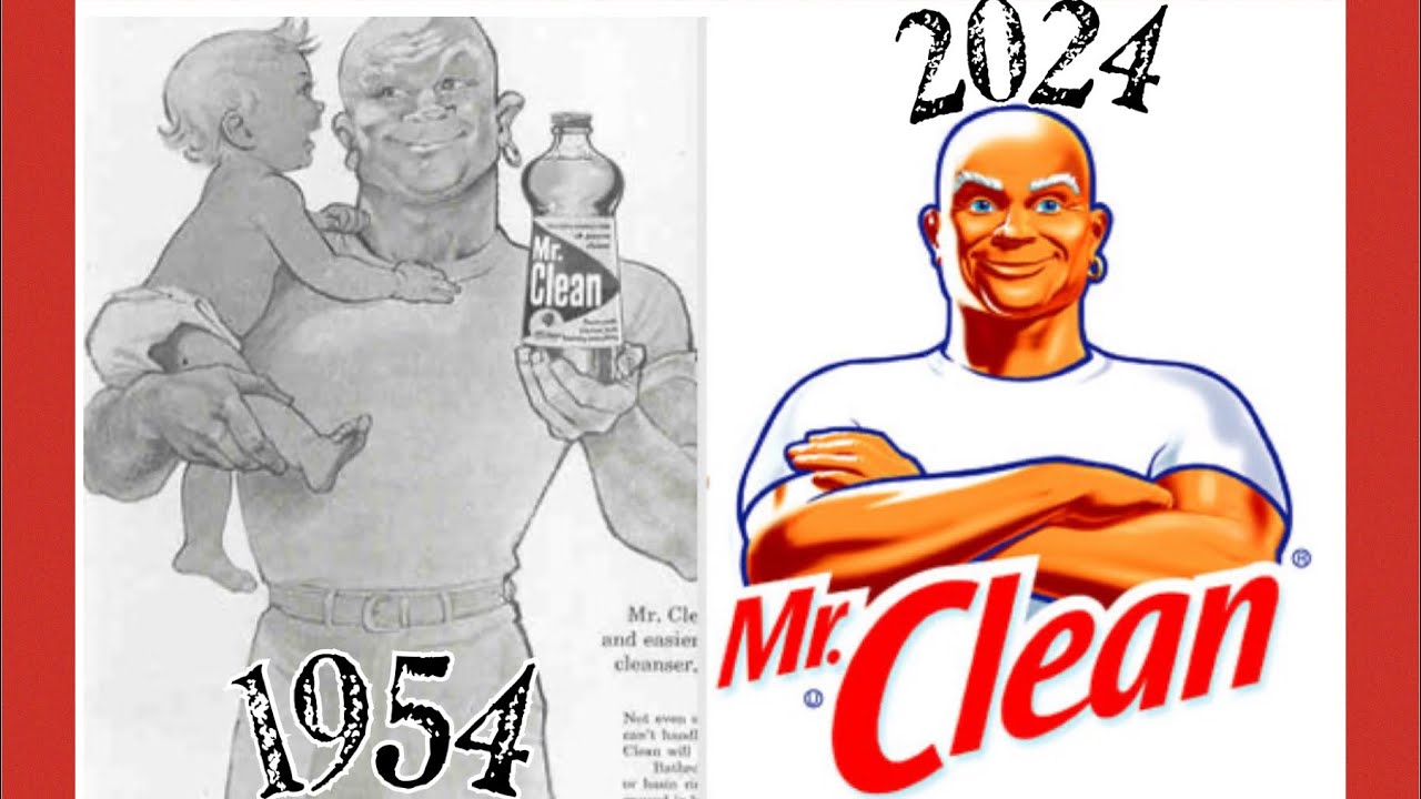 1950s Mr.Clean 🫧 2020s Mr.Clean 🧼( What A Difference!)🤯