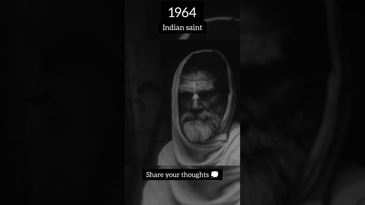1964..indian saint #shortsfeed #shortsclip #ytshorts #history #youtubeshortsindia
