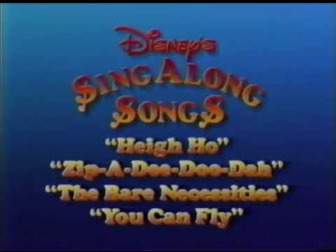 1988 Disney Sing Along Songs Promo Short