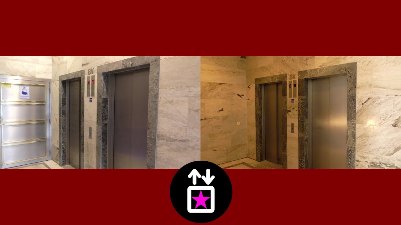 1998 KONE M MonoSpace MRL-Traction Elevators @ Gustavslundsvägen 18 & 26, Alvik, Stockholm, Sweden!