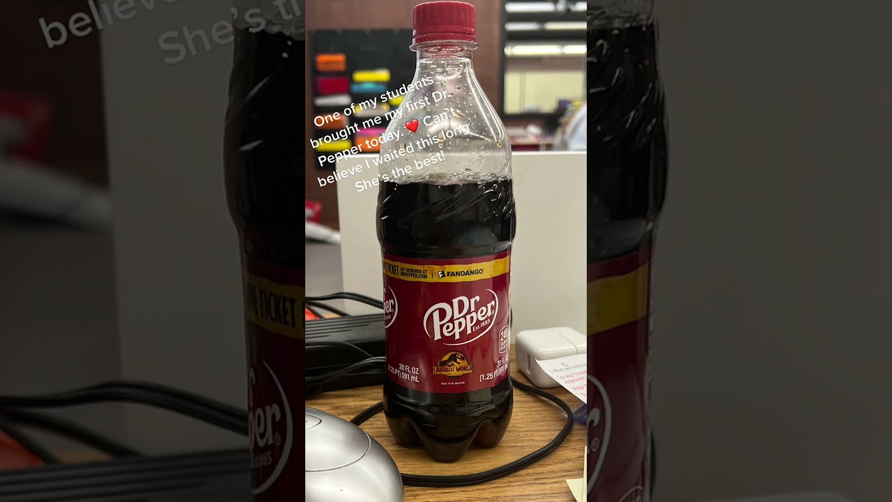 1st DP! #teacherappreciationweek #drpepper #itsprettygood