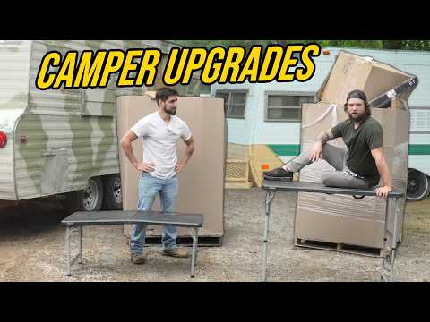 1v1 Amazon Return Pallet Camper Upgrades Challenge!