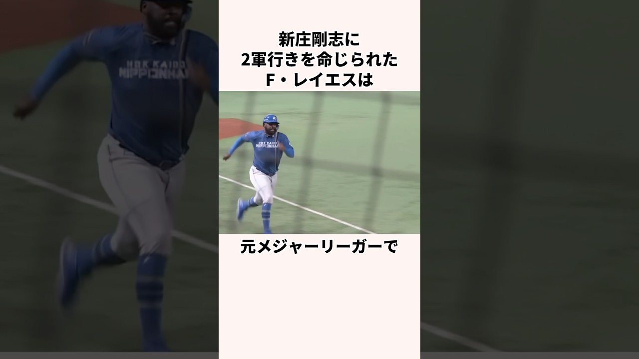 「新庄剛志に2軍行きを命じられた」レイエスに関する雑学　#野球 #野球解説 #北海道日本ハムファイターズ