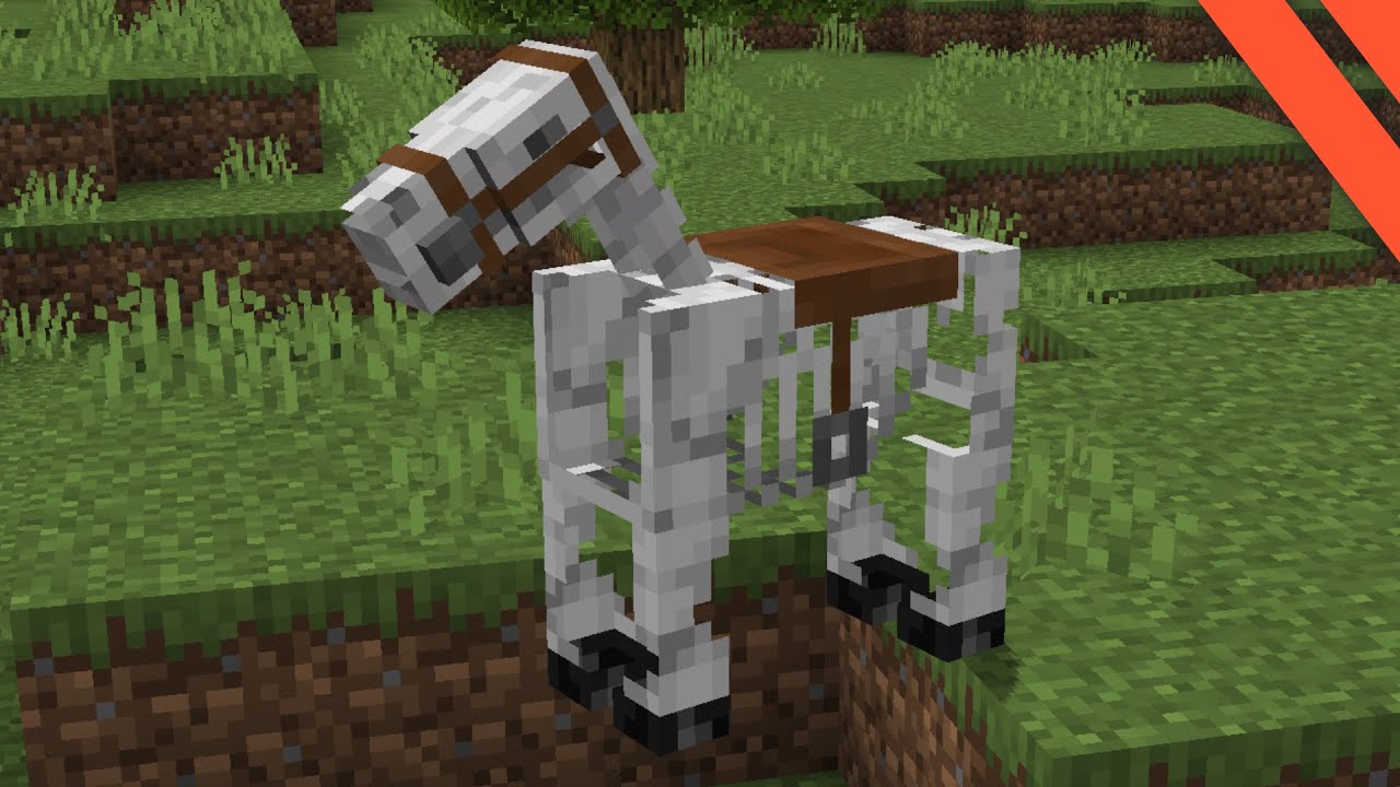 2 BIG Minecraft Skeleton Horse Facts