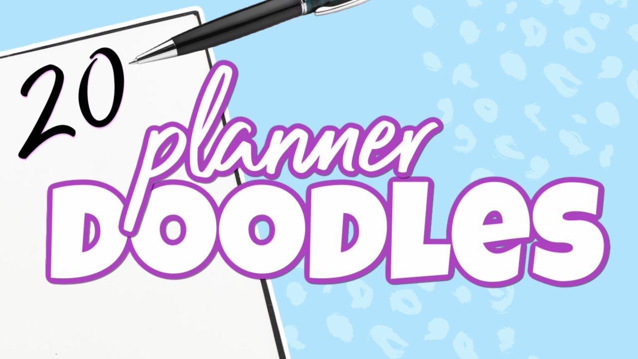 20 Easy Planner Doodles!