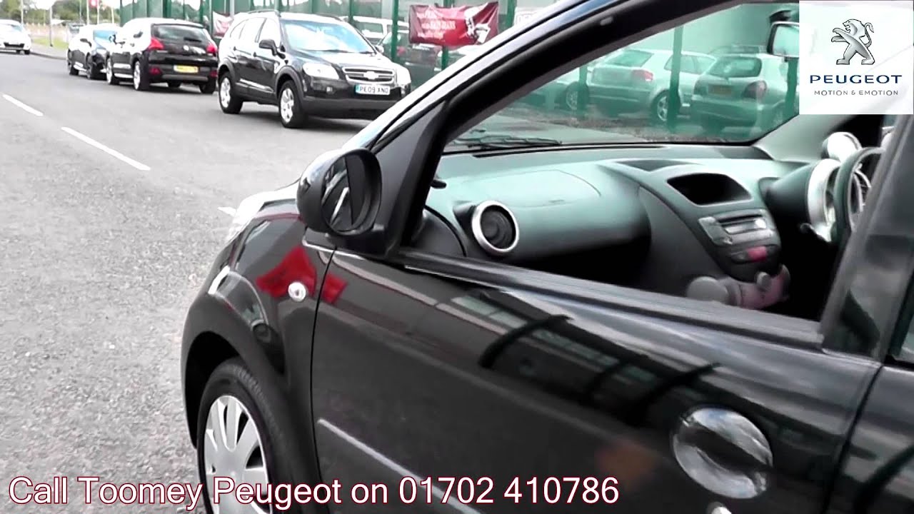 2007 Peugeot 107 Urban Move 1l Raven Black Metallic EN07YYO for sale at Toomey Peugeot Southend