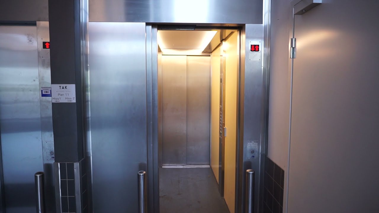 2010 KONE MonoSpace (mod. by: Midroc Electro) MRL Traction Elevator @ Fullriggaren, Gävle, Sweden.