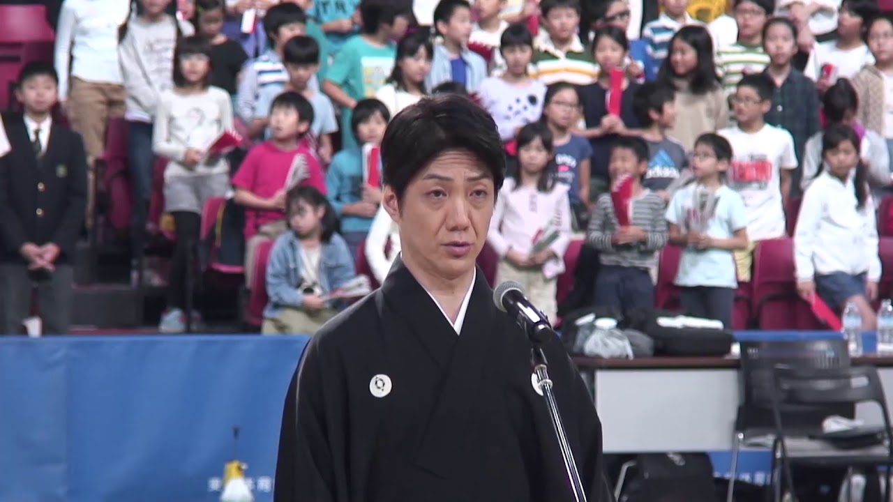 《国歌斉唱（独唱）》野村萬斎　車いすラグビーワールドチャレンジ2019開幕戦