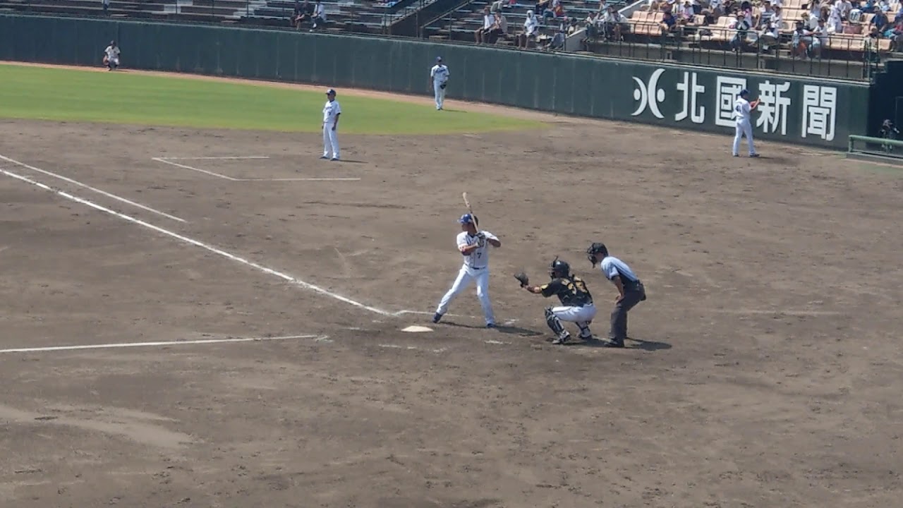 20190811 根尾昴 打席 阪神×中日(ウエスタンリーグ) ＠石川県立球場