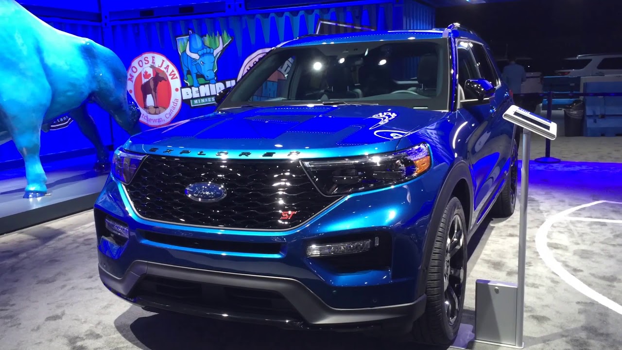2020 Ford Explorer at Detroit auto show