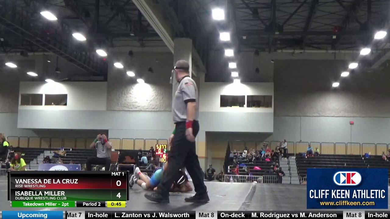 2020 USAW Preseason Nationals/6049 Middle School Girls 101 Vanessa De La Cruz Rise Wrestling Vs Is