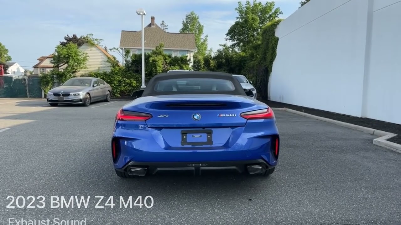 2023 BMW Z4 M40 exhaust sound￼