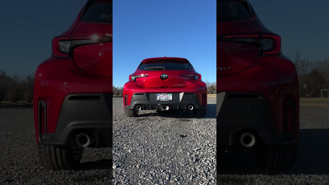 2023 Toyota GR Corolla Exhaust Sound Test!