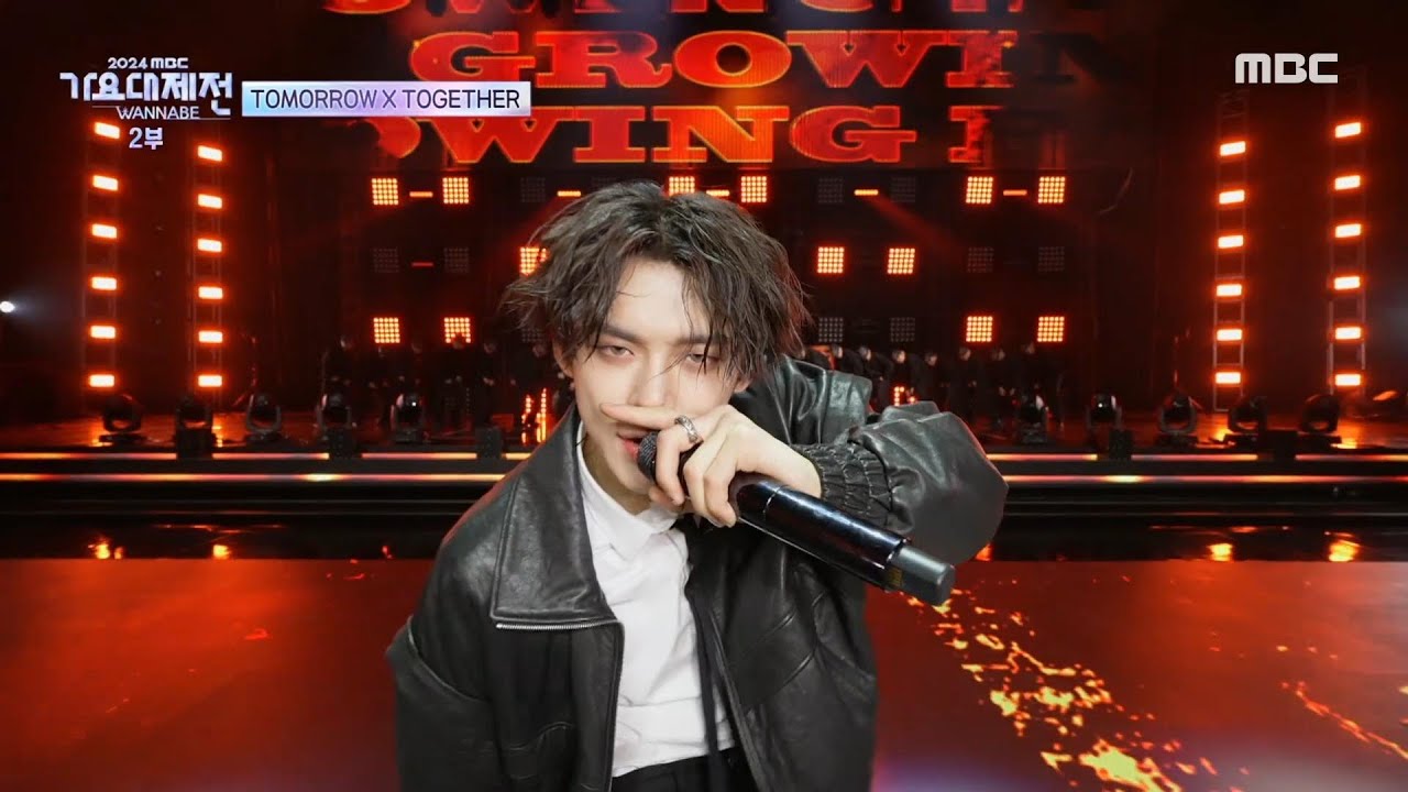 [2024 MBC 가요대제전] TXT - Deja Vu (Anemoia Remix) + Growing Pain, MBC 250130 방송