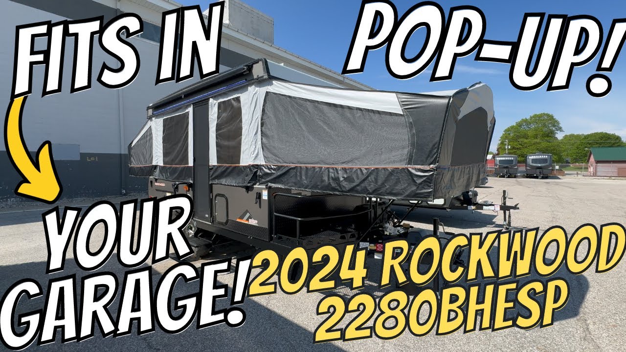 2024 Rockwood 2280BHESP Tour: Sports Edition Pop-Up Camper!