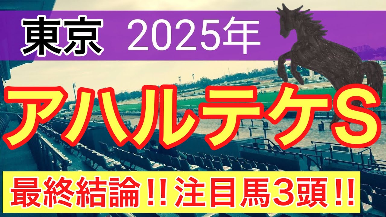 【アハルテケステークス2025】蓮の競馬予想(最終結論)〜オークスはタガノアビー穴馬推奨