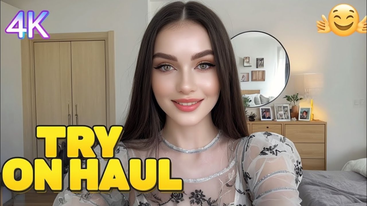 2025 Lingerie & Micro Bikini Try-On haul 💃| Transparent Fashion in 4K