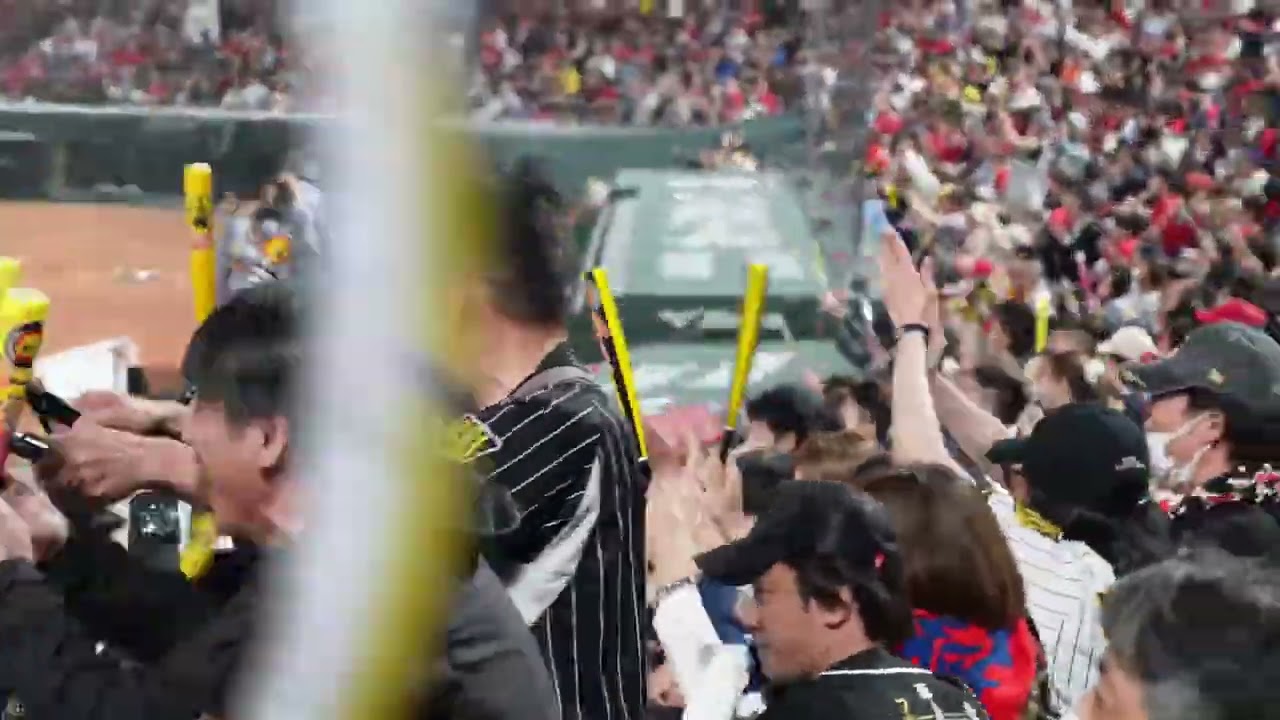 20250530 広島×阪神 9回 豊田寛 センターへタイムリーツーベース！