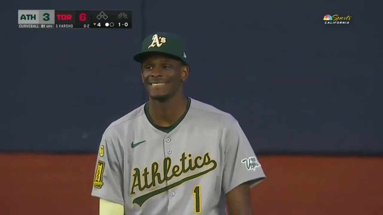 2025/05/30 - NBCSCA - MLB - ATH @ TOR - Denzel Clarke catch - Jenny Cavnar & Dallas Braden