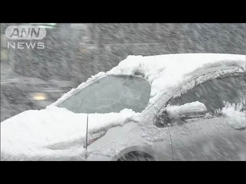 新名神高速の一部で通行止め　大雪の影響　車がスタック(2025年2月19日)