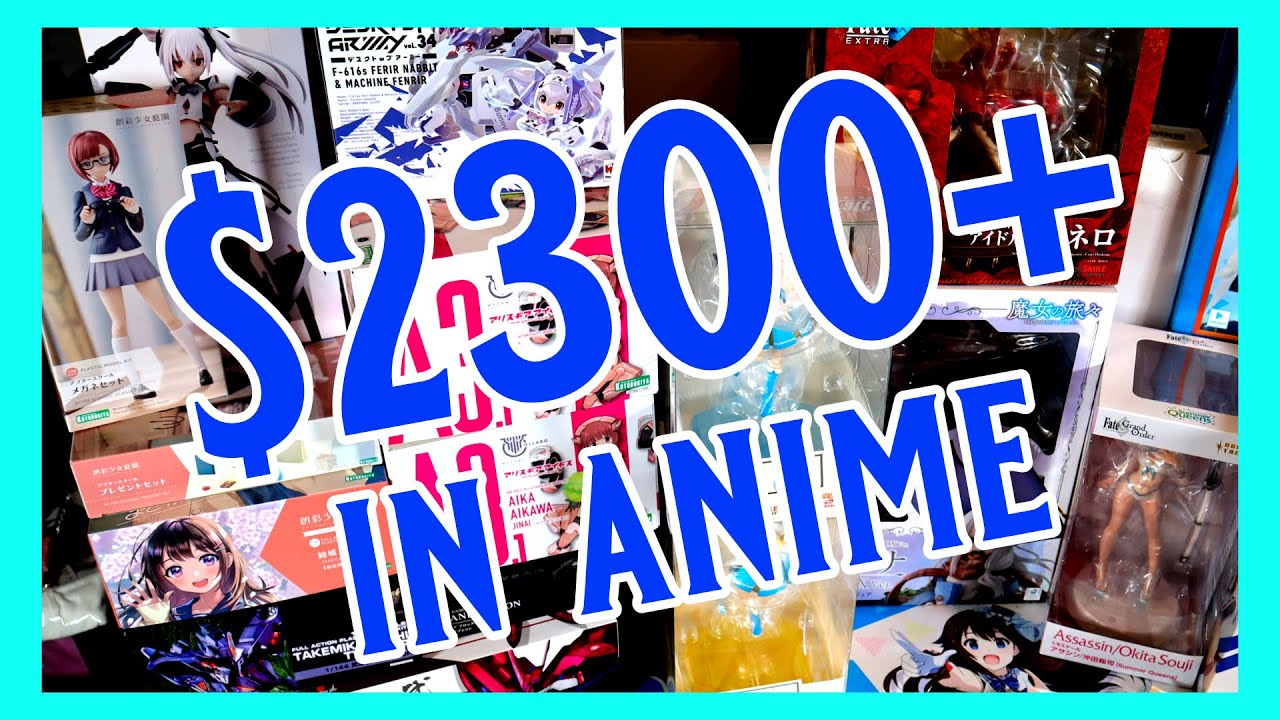 $2300 USD in ONE MONTH of Anime Goods  [Anime Haul Unboxing, Anime Figures]