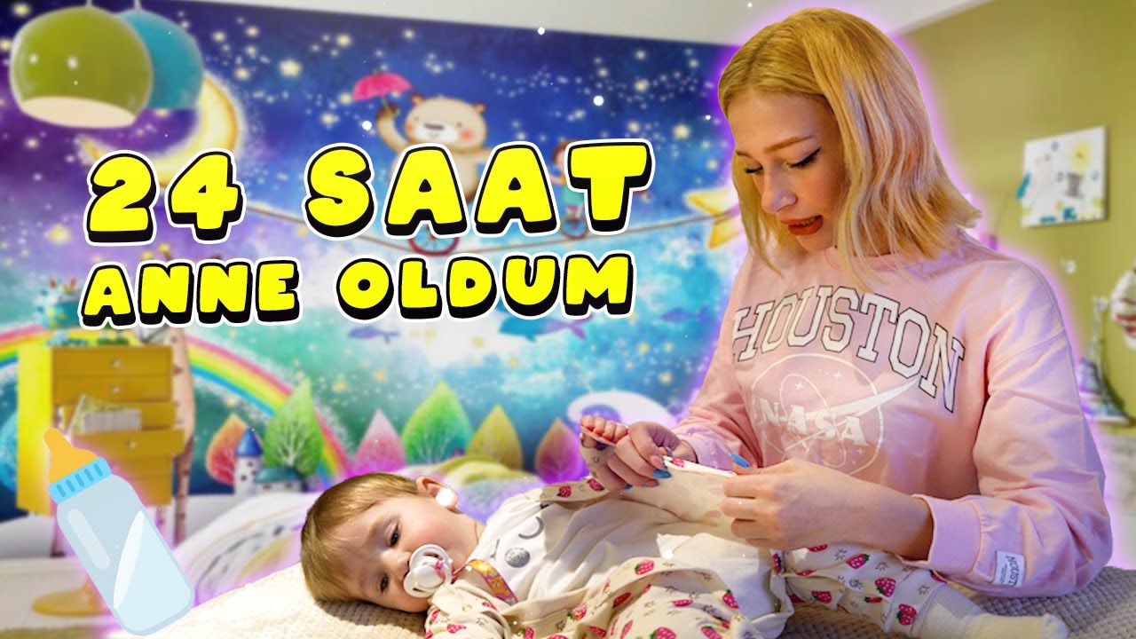 24 SAAT ANNE OLDUM!