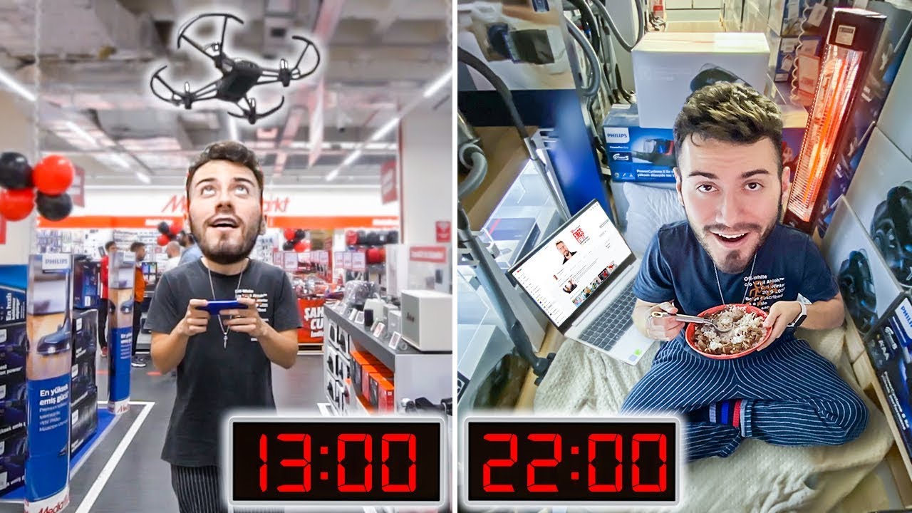 24 SAAT MAĞAZADA YAŞAMAK ?!