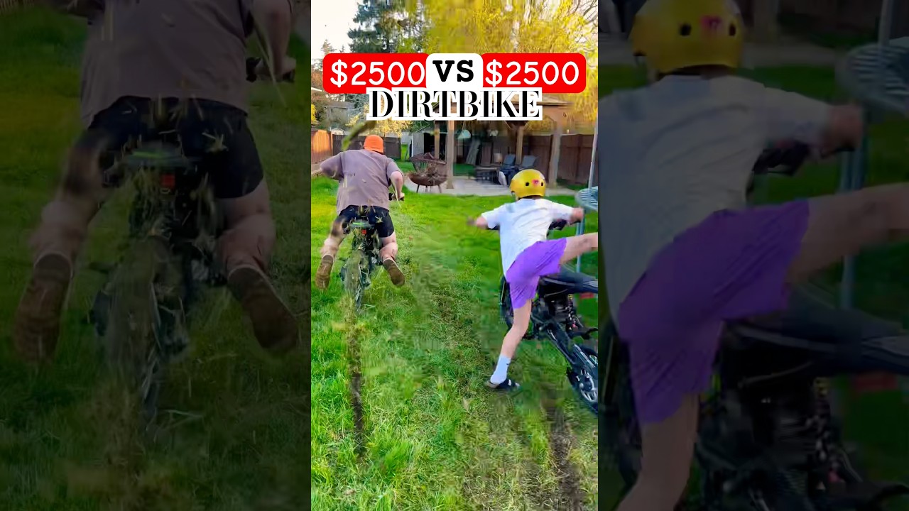 $2500 vs $2500 Dirt Bike Battle!