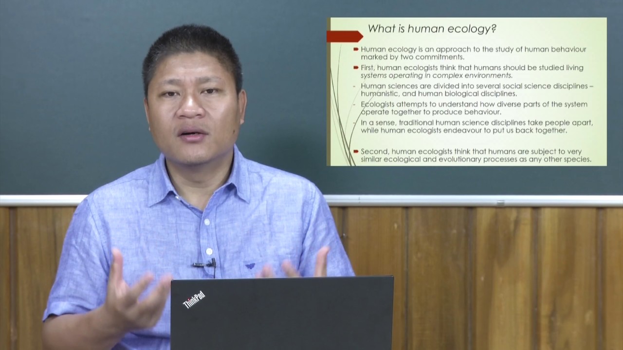 3 Human Ecology Concepts & Meanings