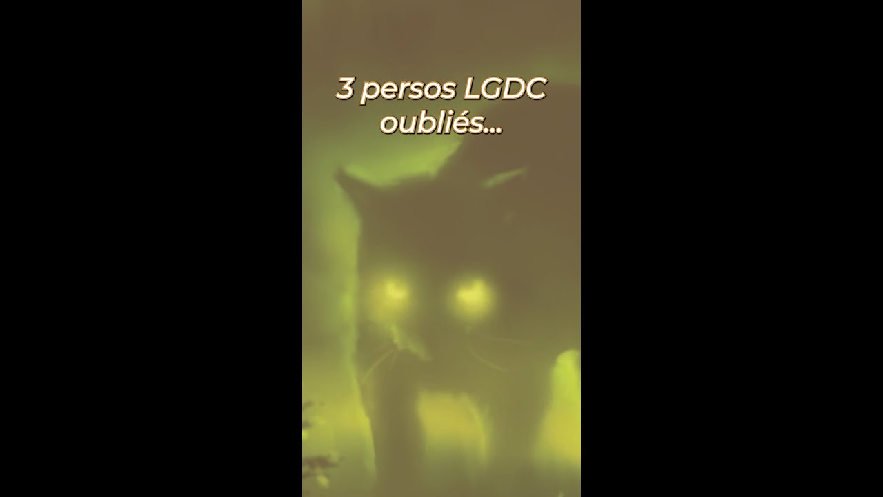 3 persos LGDC oubliés par les auteurs... - La Guerre des Clans