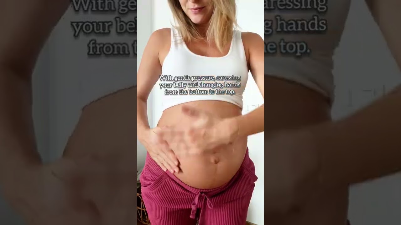3 TIPS how to massage your belly during pregnancy🤰🏼 #pregnancy #pregnancytips #pregnancymassage