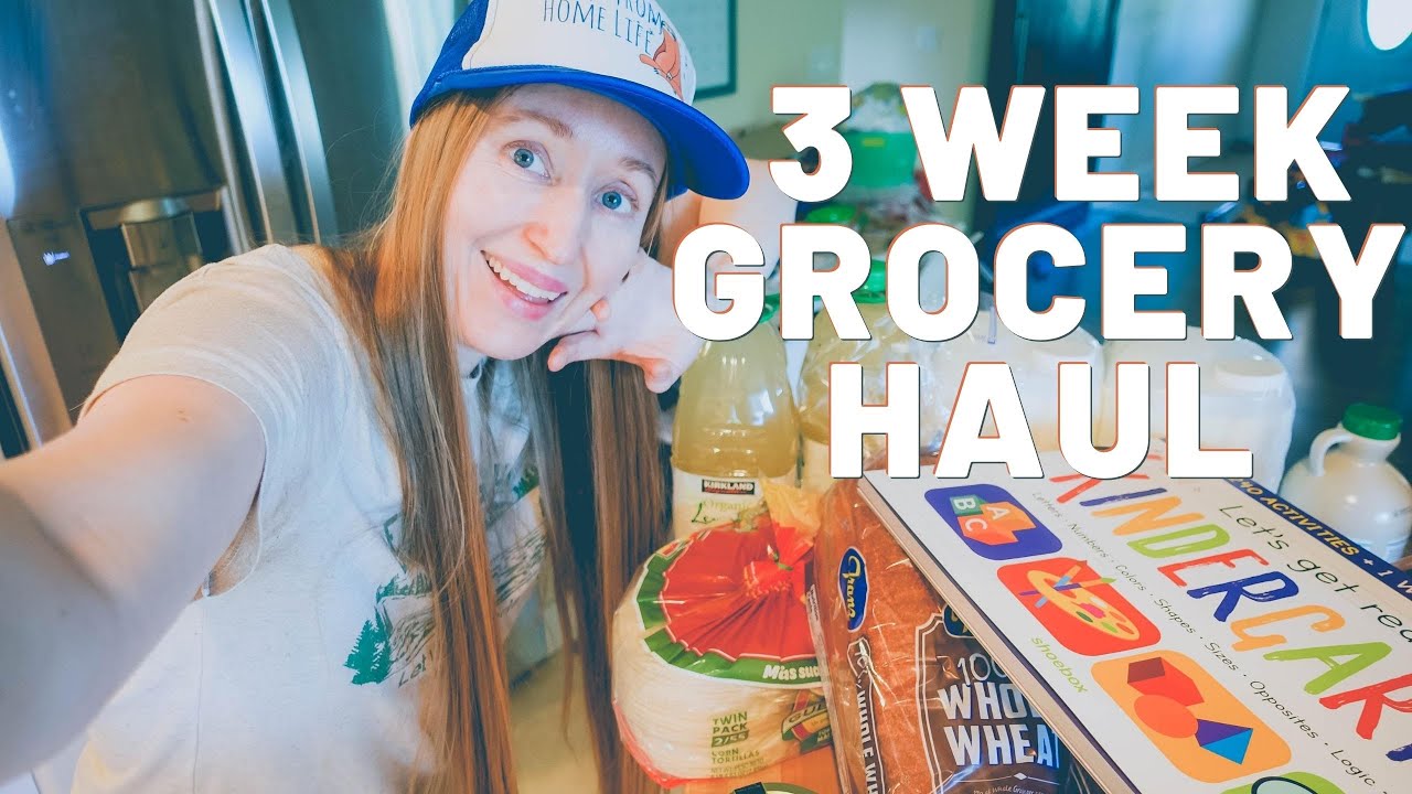3 Week Grocery Haul | ROSE KELLY MOMLIFE |