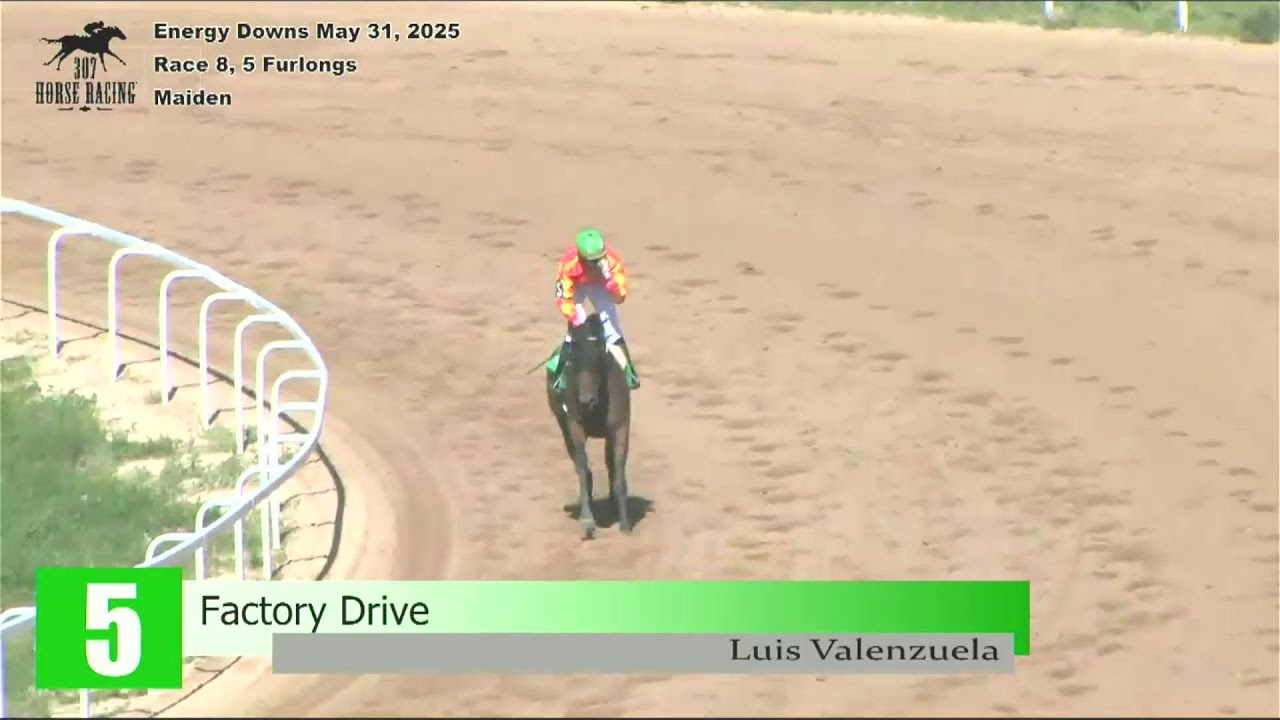 307 Horse Racing, Energy Downs, May 30 2025, Race 8 (5 Furlongs)