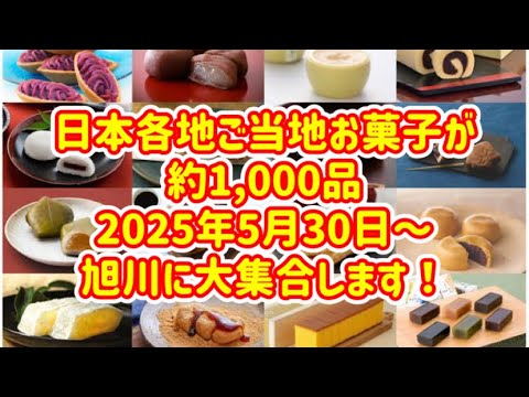 #310【ぼっちナース💉】全国のお菓子が買える✨全国菓子大博覧会！！北海道 あさひかわ菓子博2025もうすぐ開催！！（asahikawa、赤福）