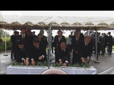 雲仙普賢岳大火砕流から34年　島原市長ら献花 43人の犠牲者追悼(2025年6月3日)