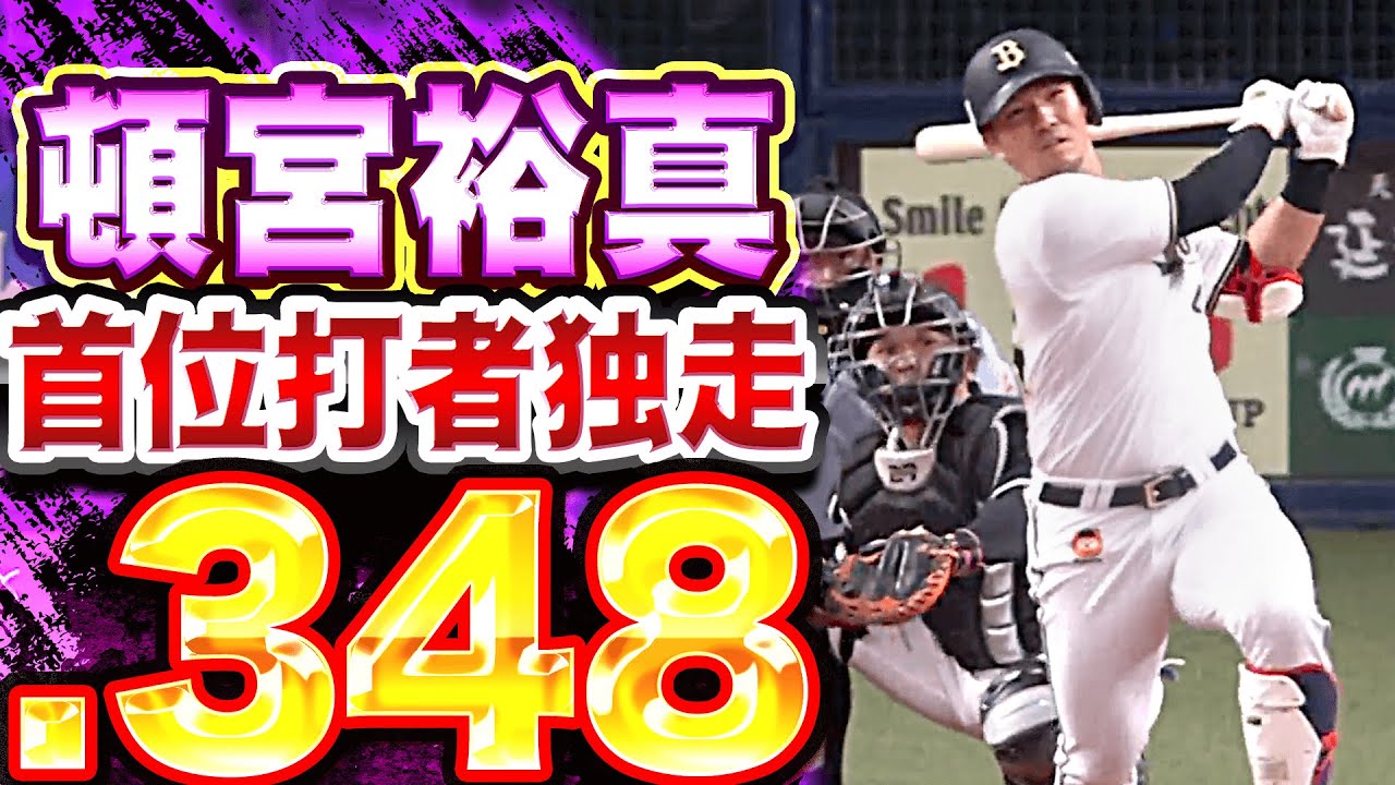 【打率.348】頓宮裕真が止まらない『首位打者独走…8号ソロ含む猛打賞』