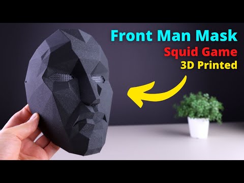 3D Printed Front Man Mask - Squid Game #Shorts