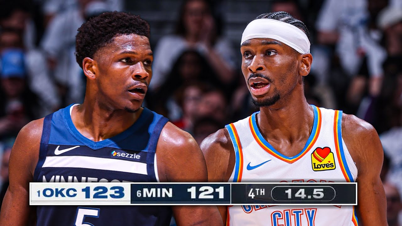 サンダー対ティンバーウルブズ第4戦のエンディングは緊迫感たっぷり😱 2025 NBAプレーオフ