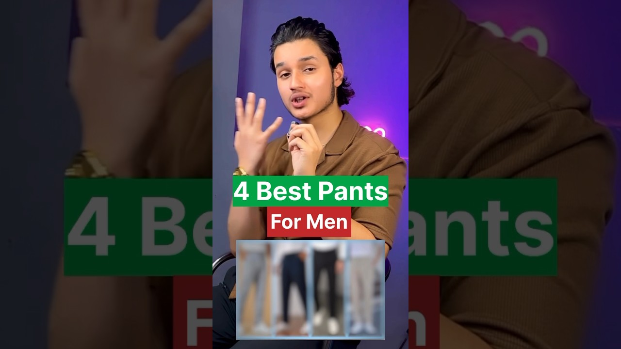 4 Best Pants For Men✅   #pants #mensfashion #fashiontips #jeans #outfit
