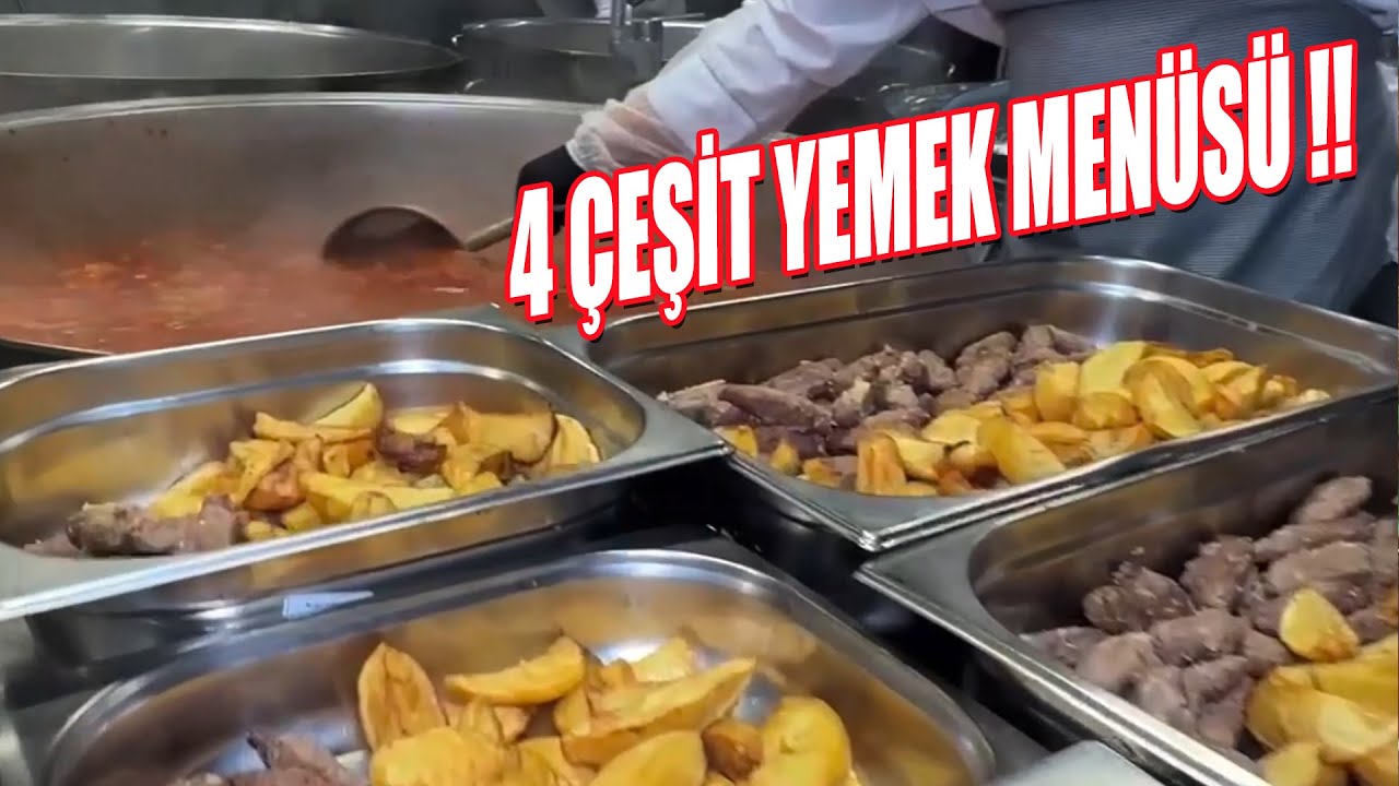 4 Çeşit Yemek Menüsü !! | Polesan Catering