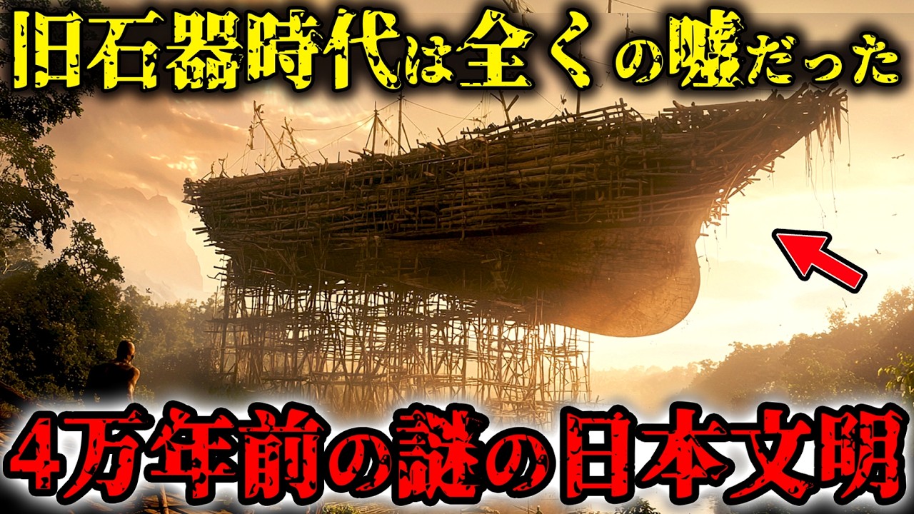 4万年前の日本は高度文明を築いていた…最新研究で判明した縄文時代以前の日本の真実と隠蔽された歴史【都市伝説】