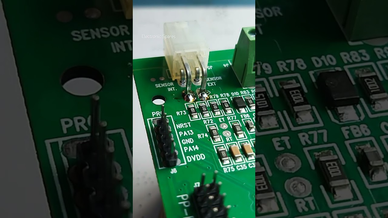 4 Pin White Connector Soldering #electronic #electric #repair #soldering #pcb
