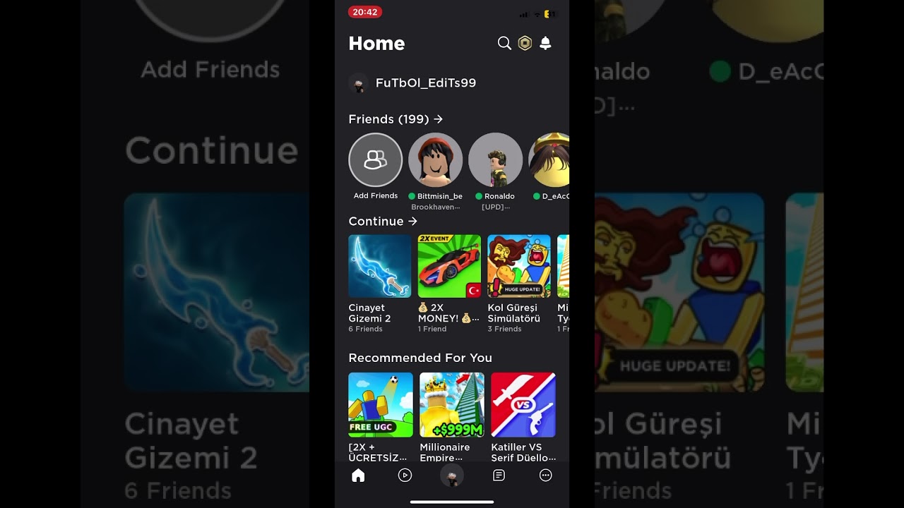 400 robux aldım karekter yaptım daha alcam