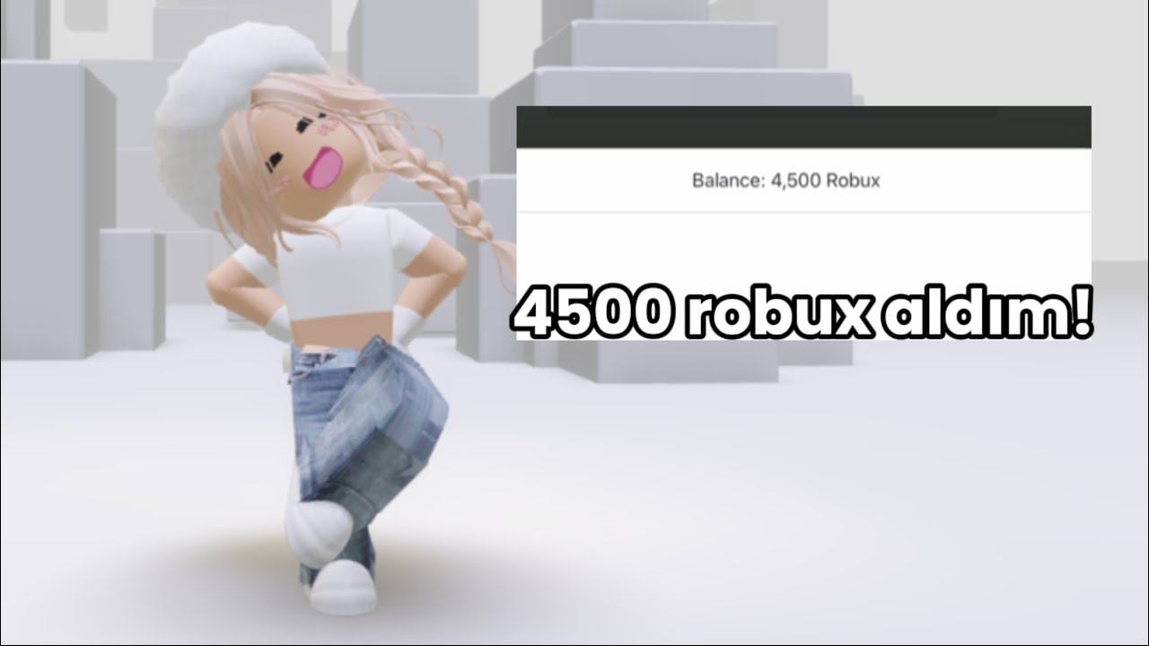 4500 robux aldım! harcayalım #kesfet #kesfetteyim #roblox